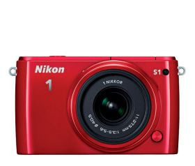 Nikon 1 J1 Two-Lens Wide Angle Kit  Red